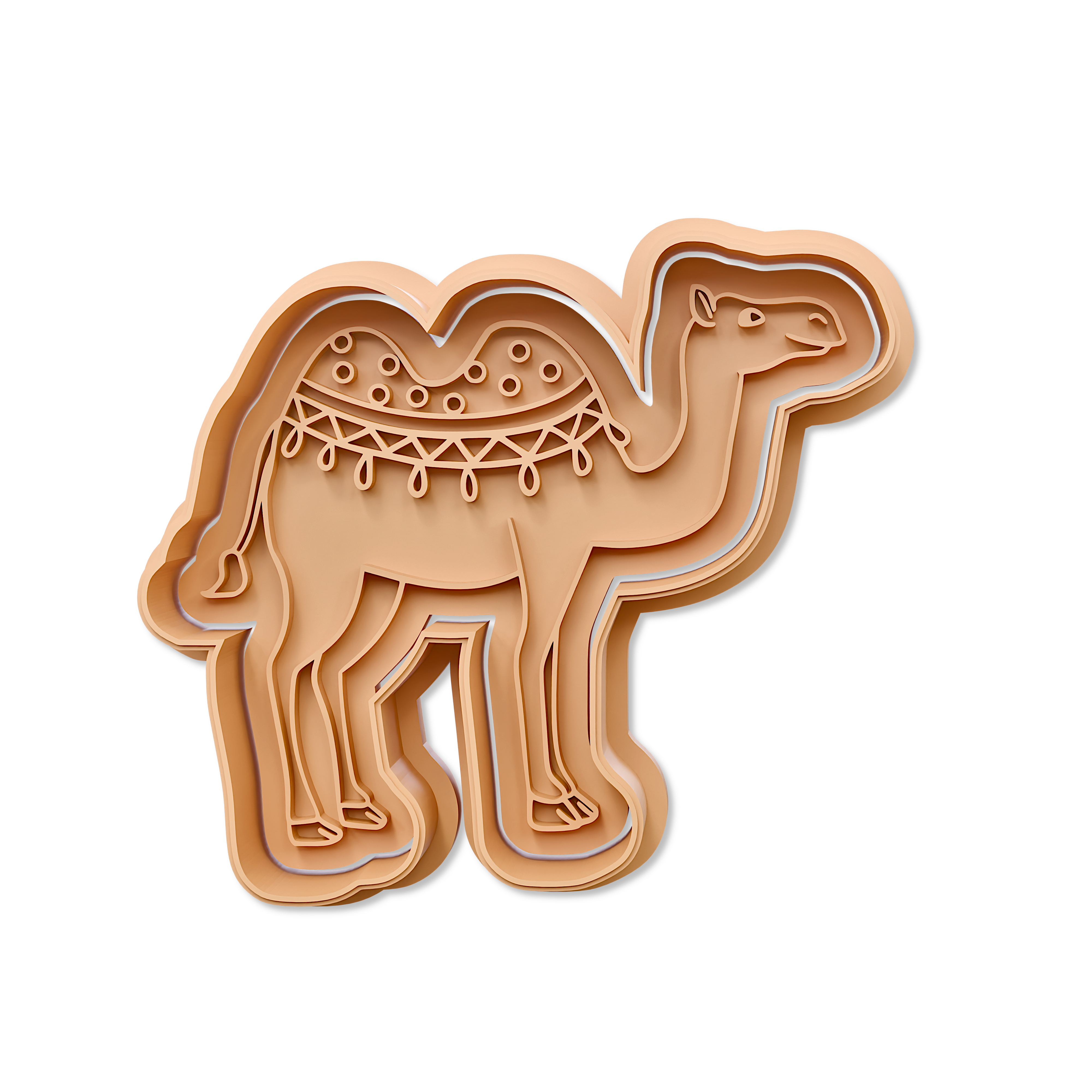 Camel Cookie Mold Stamp and Cutter Set