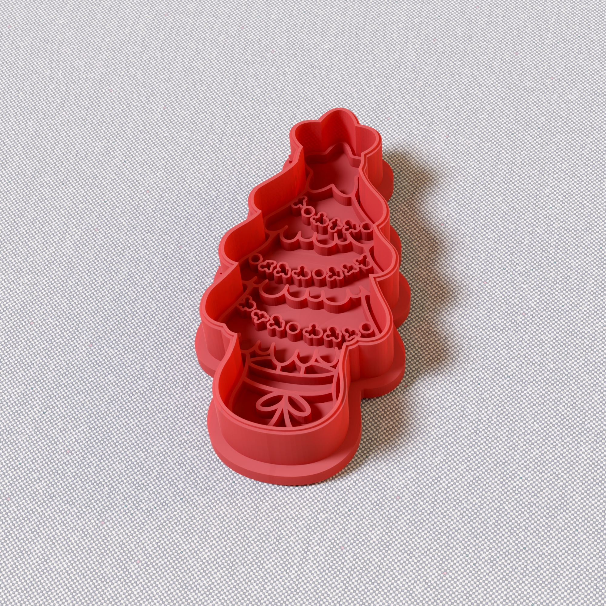 New Year Decorations Cookie Cutters Stamp and Cutter Set (0462_3)