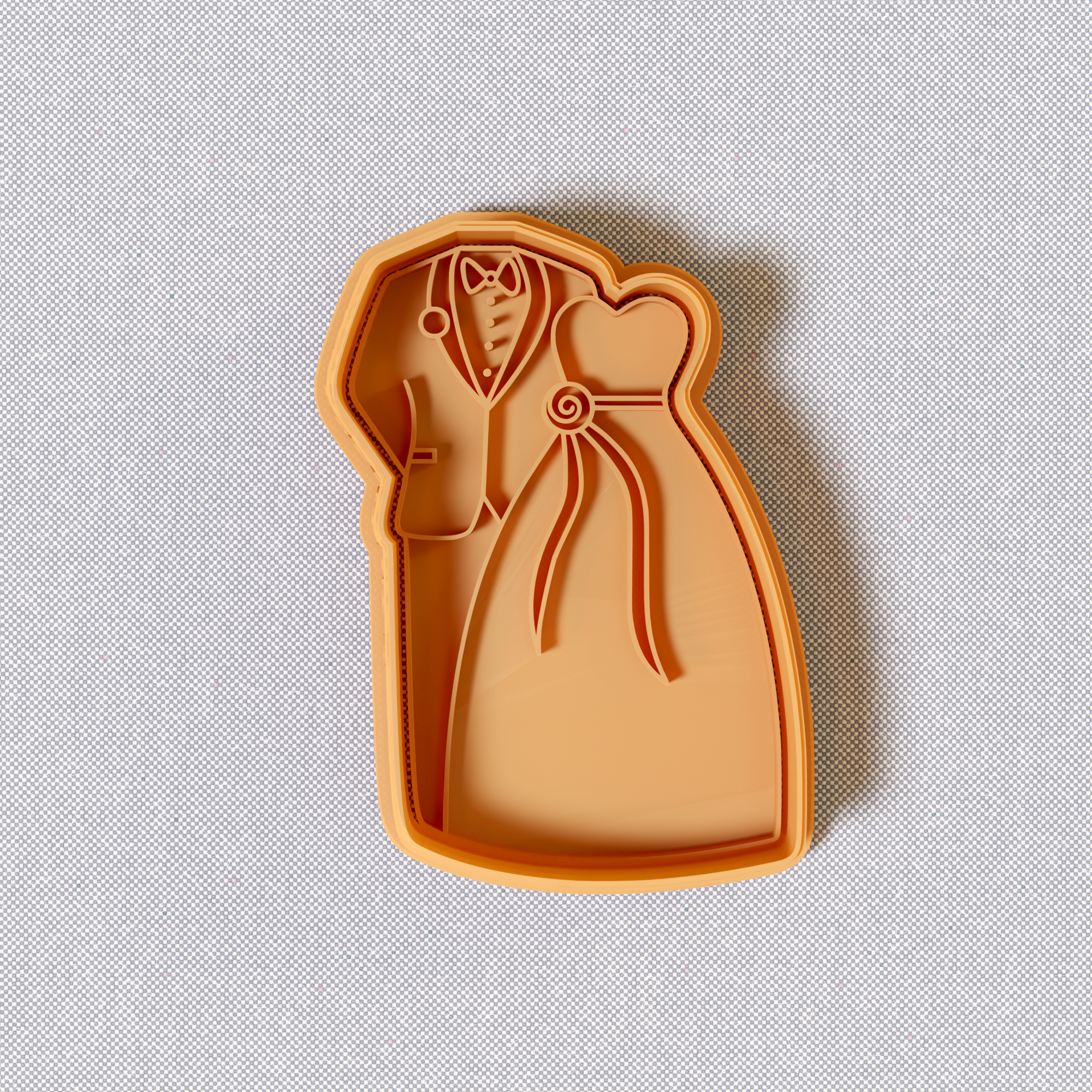 Ring Cookie Mold Stamp and Cutter Set