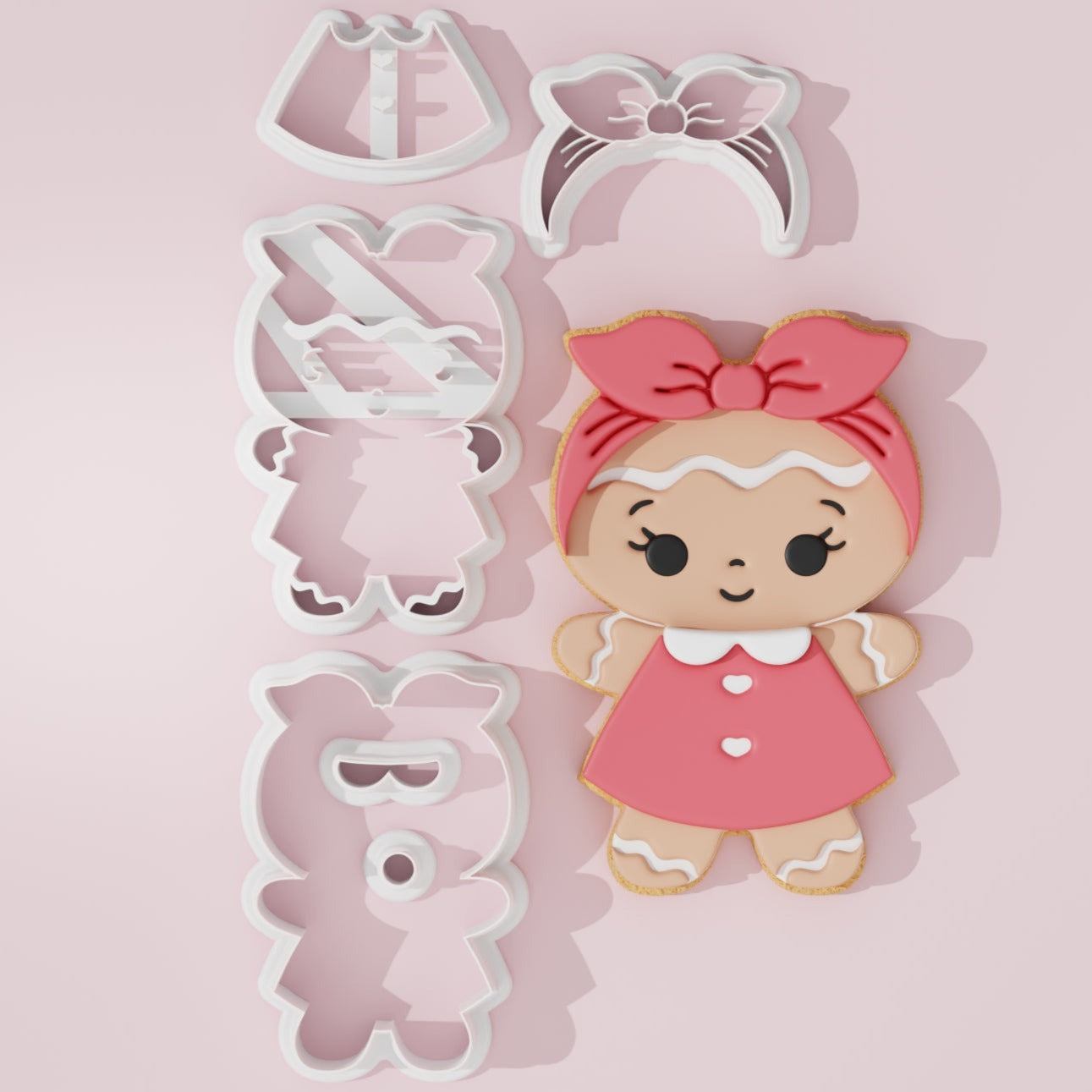 Cookie Girl Piece Cutter Set