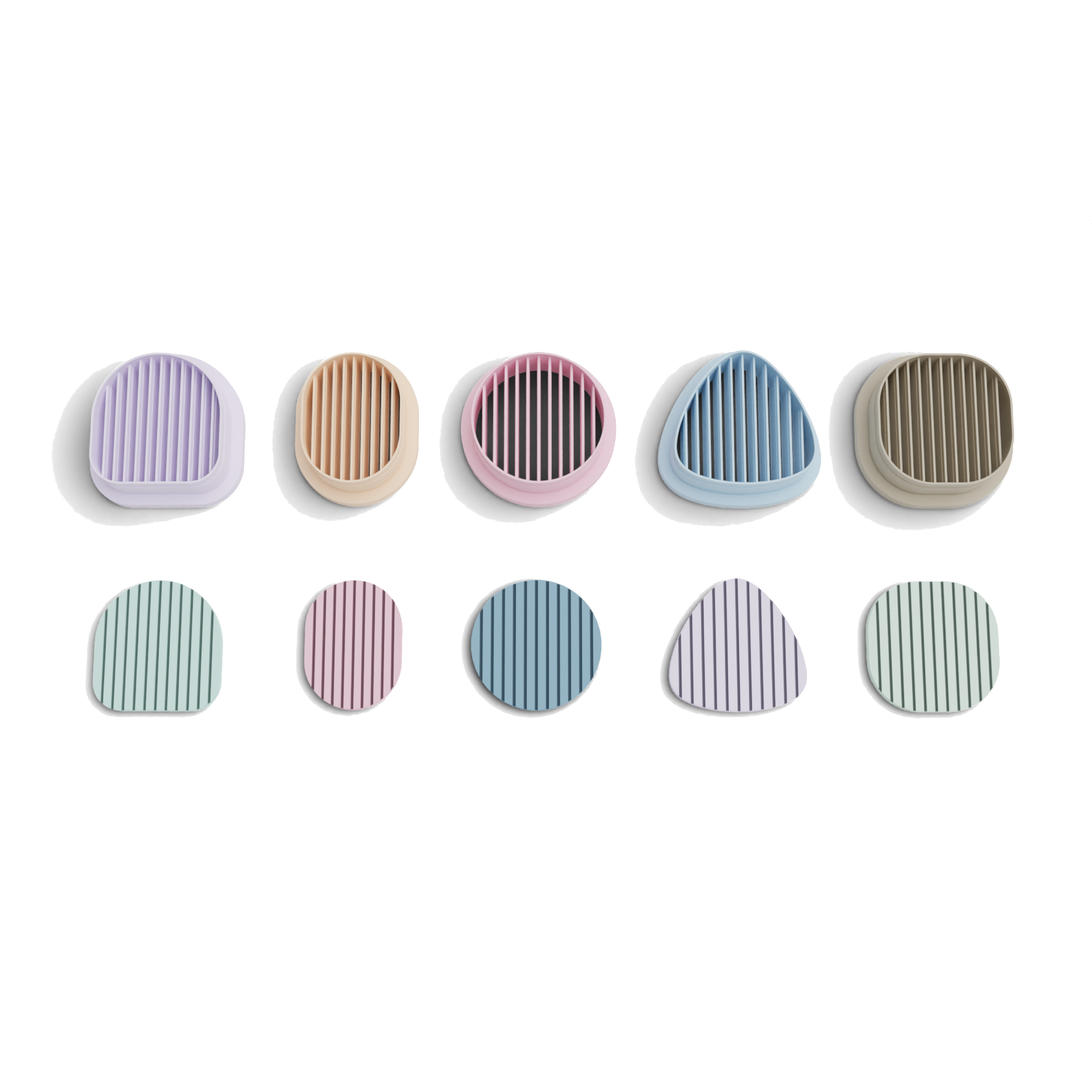 Succulent Polymer Clay Cutter Pack (1131) 7 Pieces