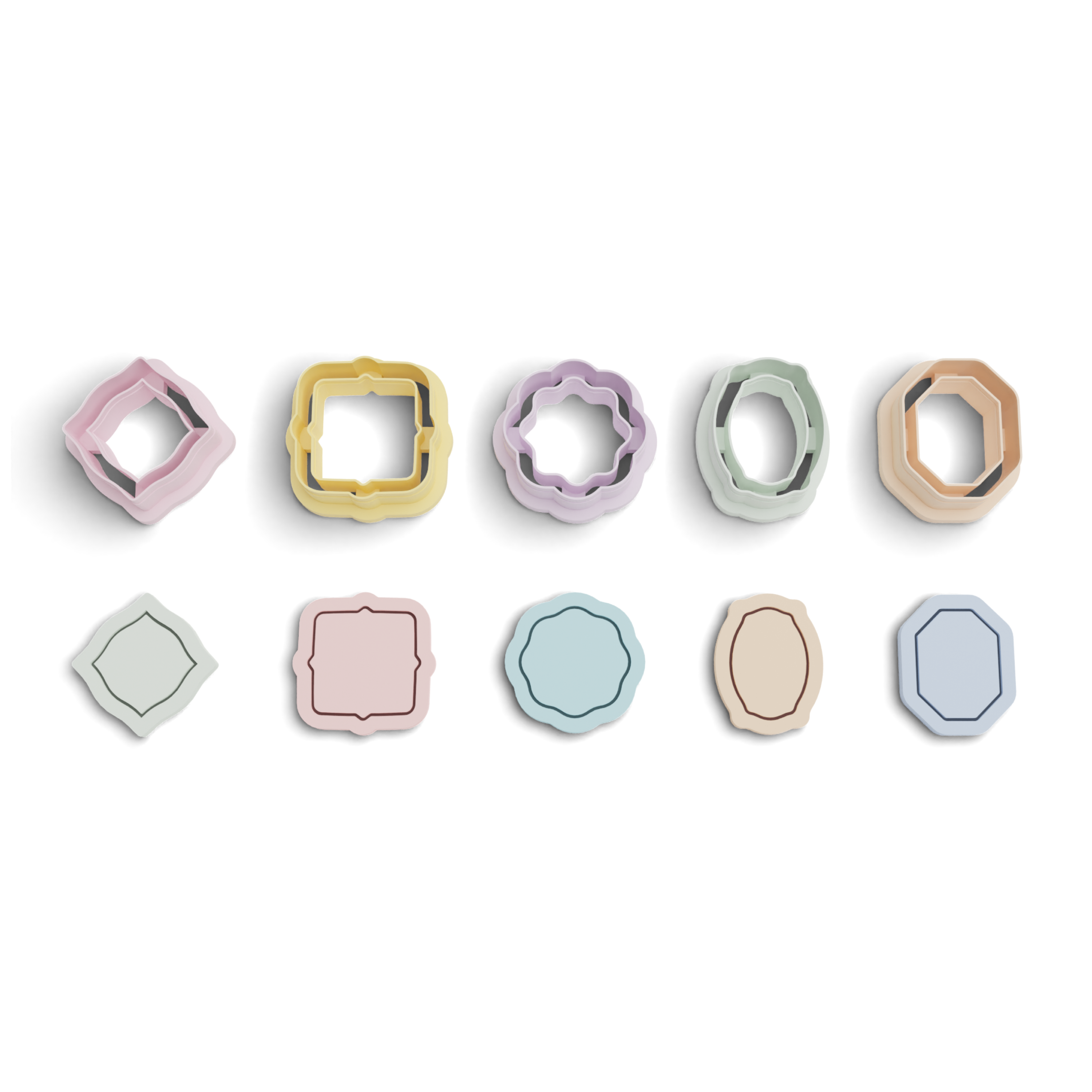 Succulent Polymer Clay Cutter Pack (1131) 7 Pieces