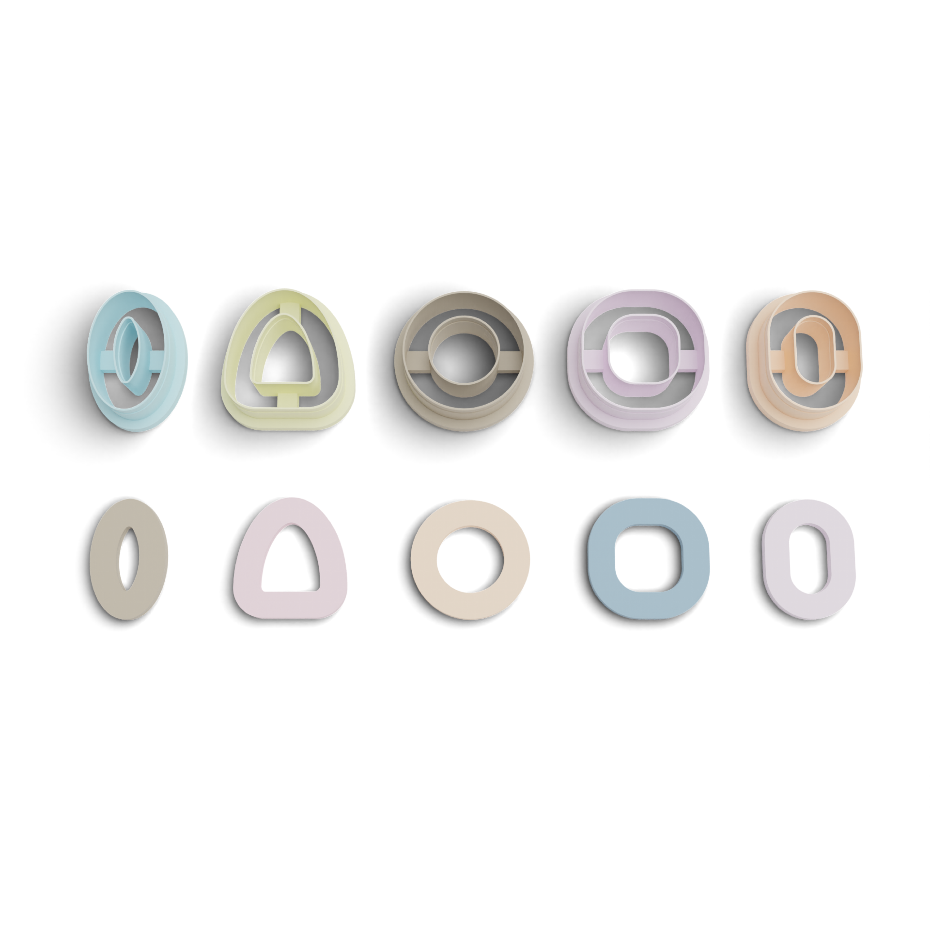 Succulent Polymer Clay Cutter Pack (1131) 7 Pieces