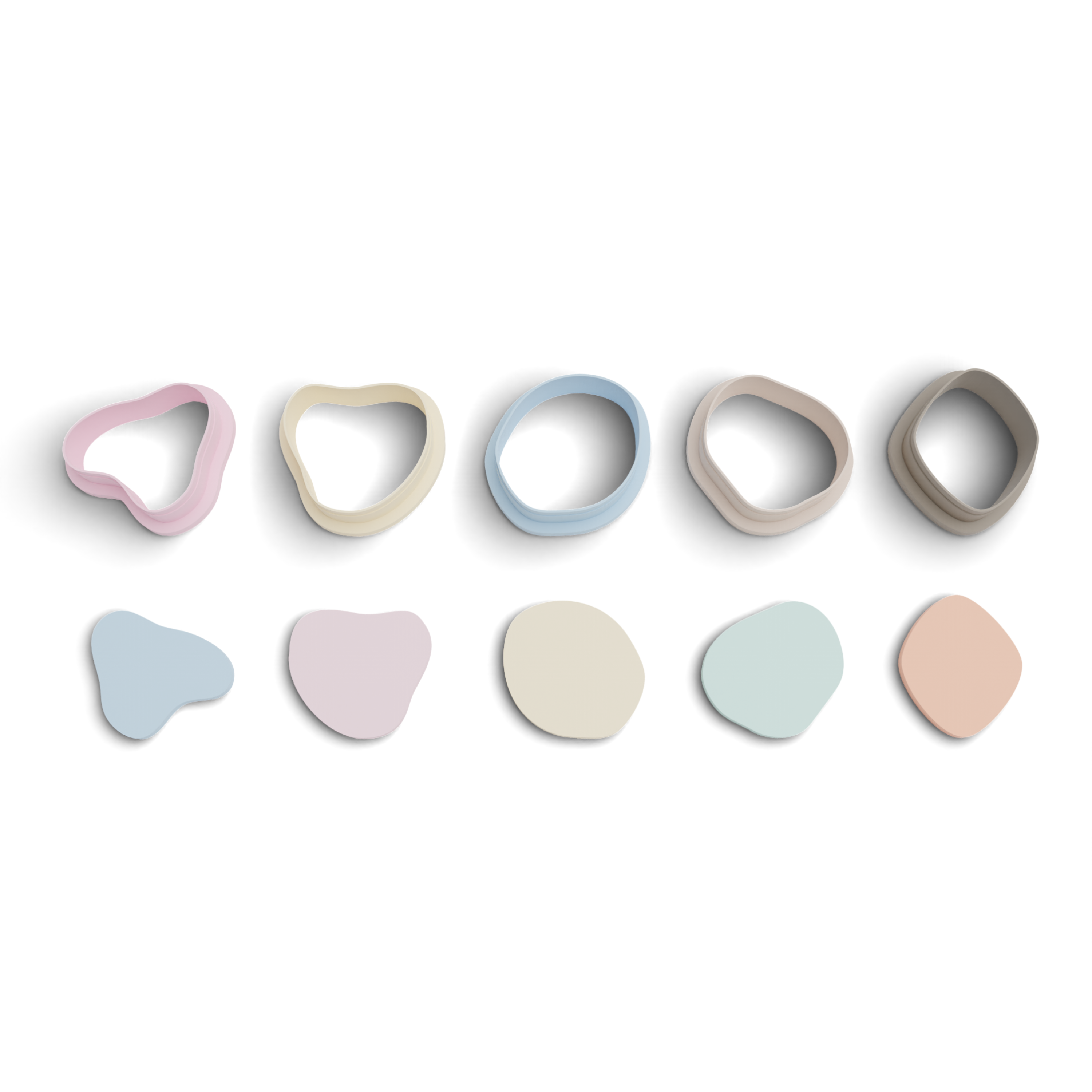 Succulent Polymer Clay Cutter Pack (1131) 7 Pieces