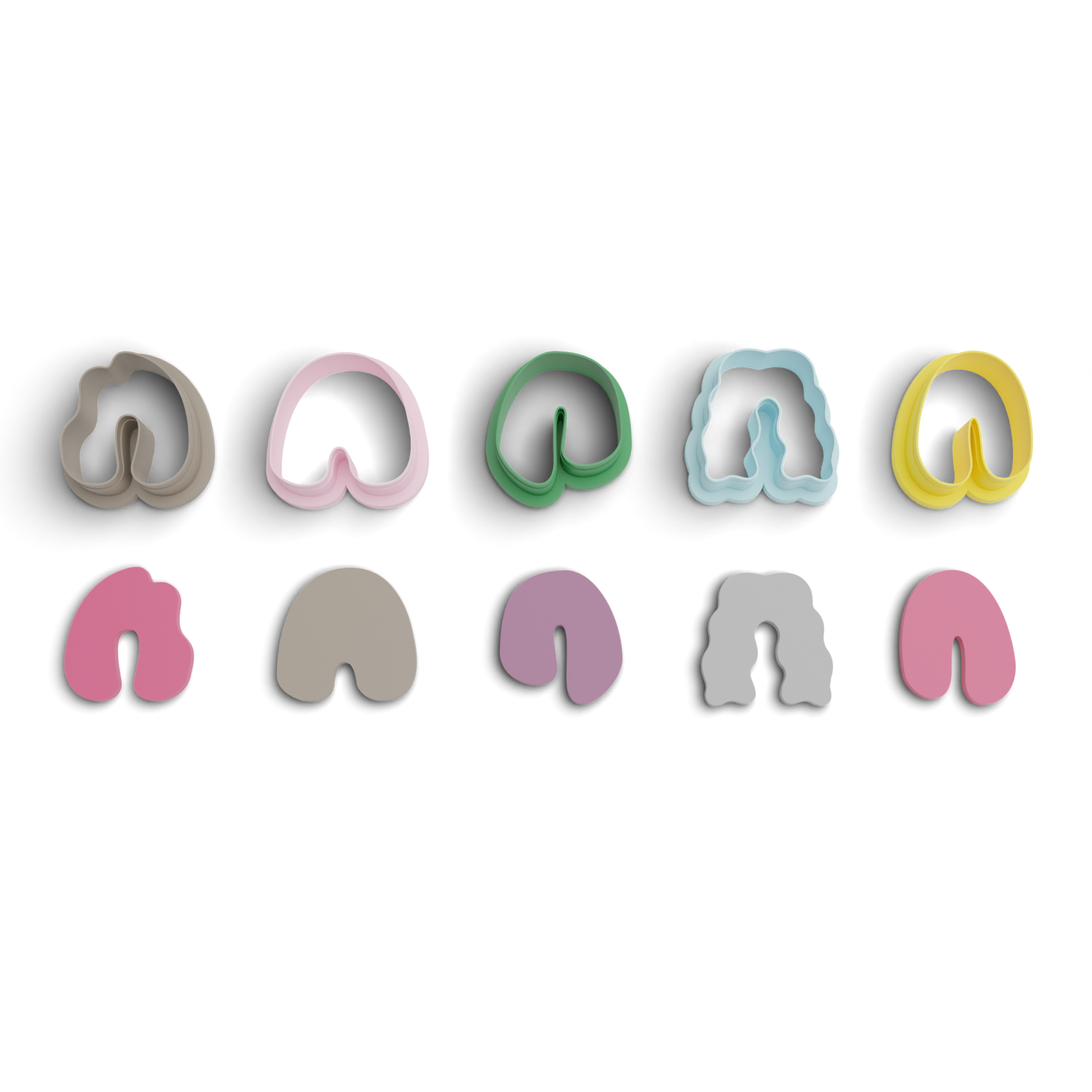 Succulent Polymer Clay Cutter Pack (1131) 7 Pieces