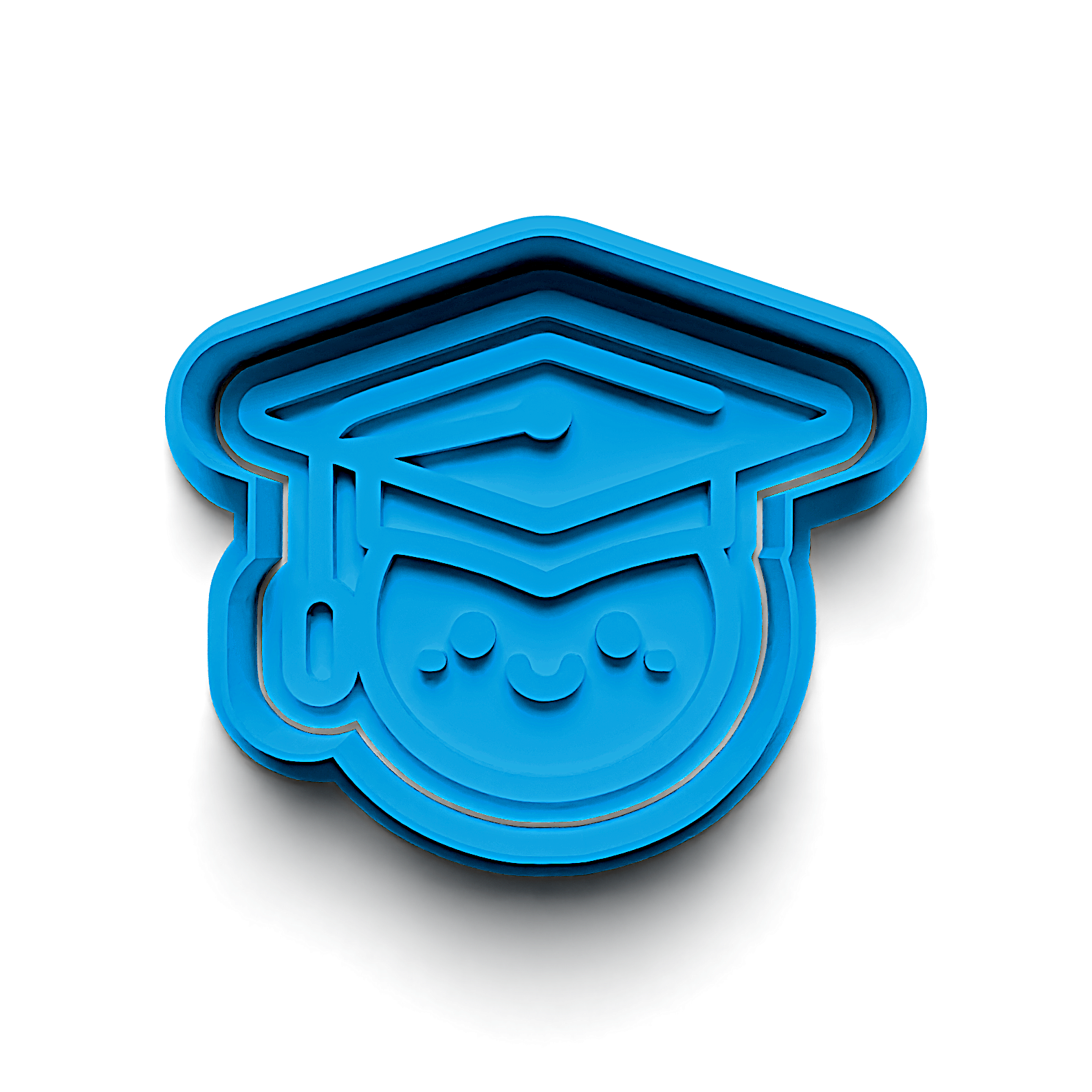 Graduation #3 Cookie Stamp and Cutter Set